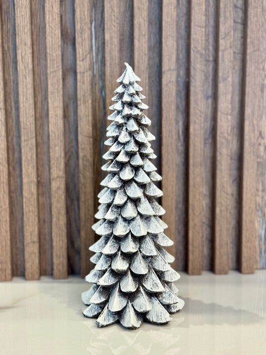 Snow White Christmas Tree Candle