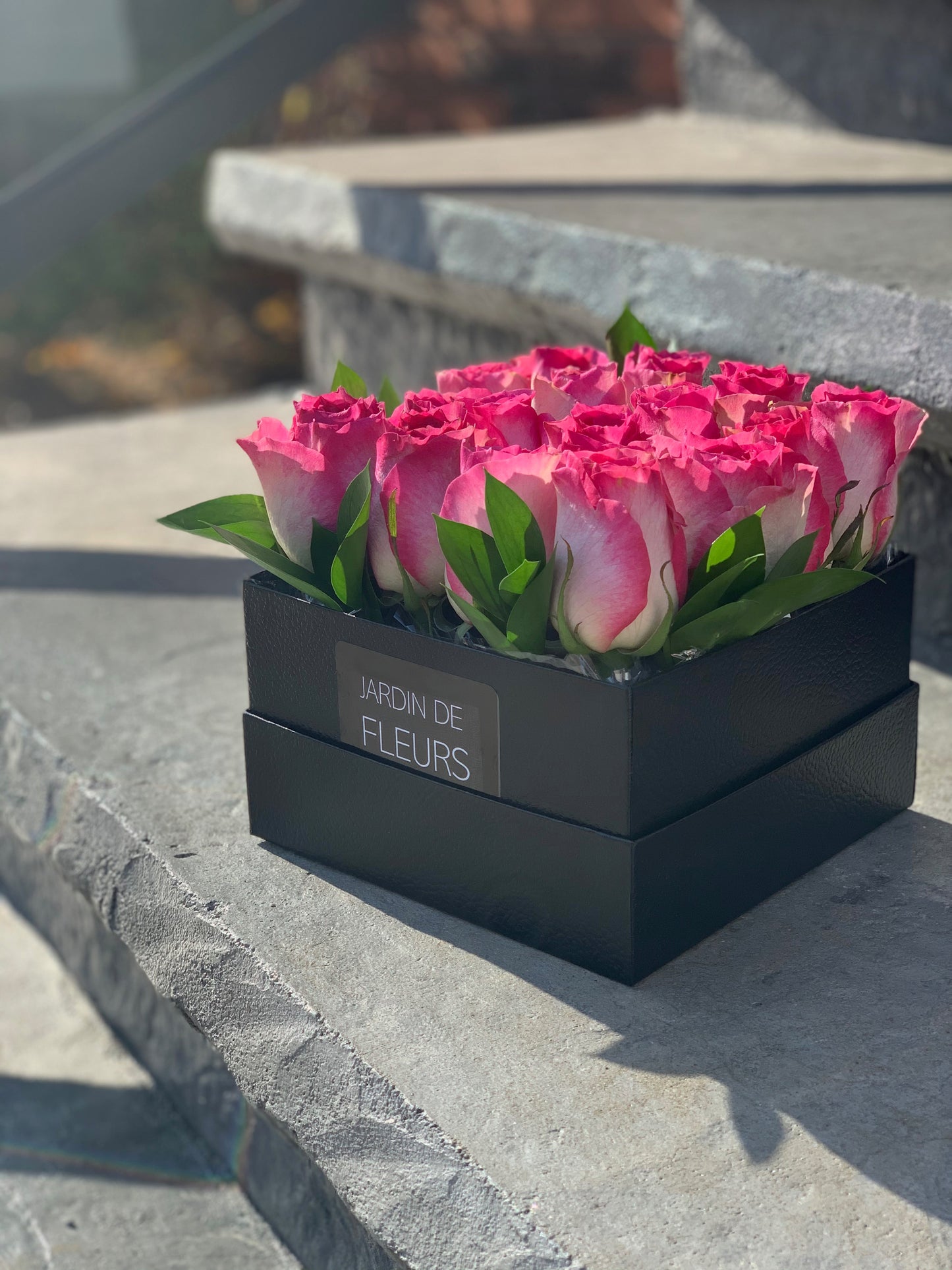 Pink Rose Bloom Box