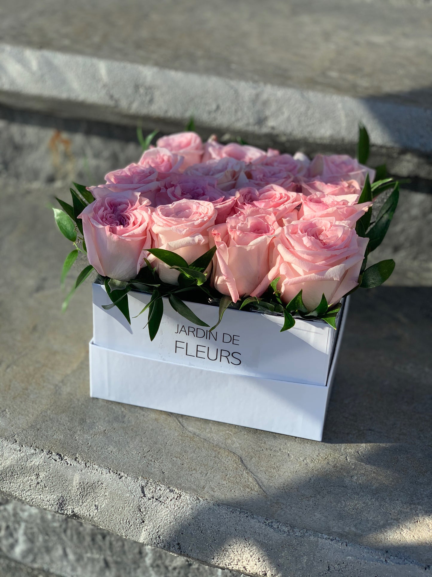 Pink Rose Bloom Box