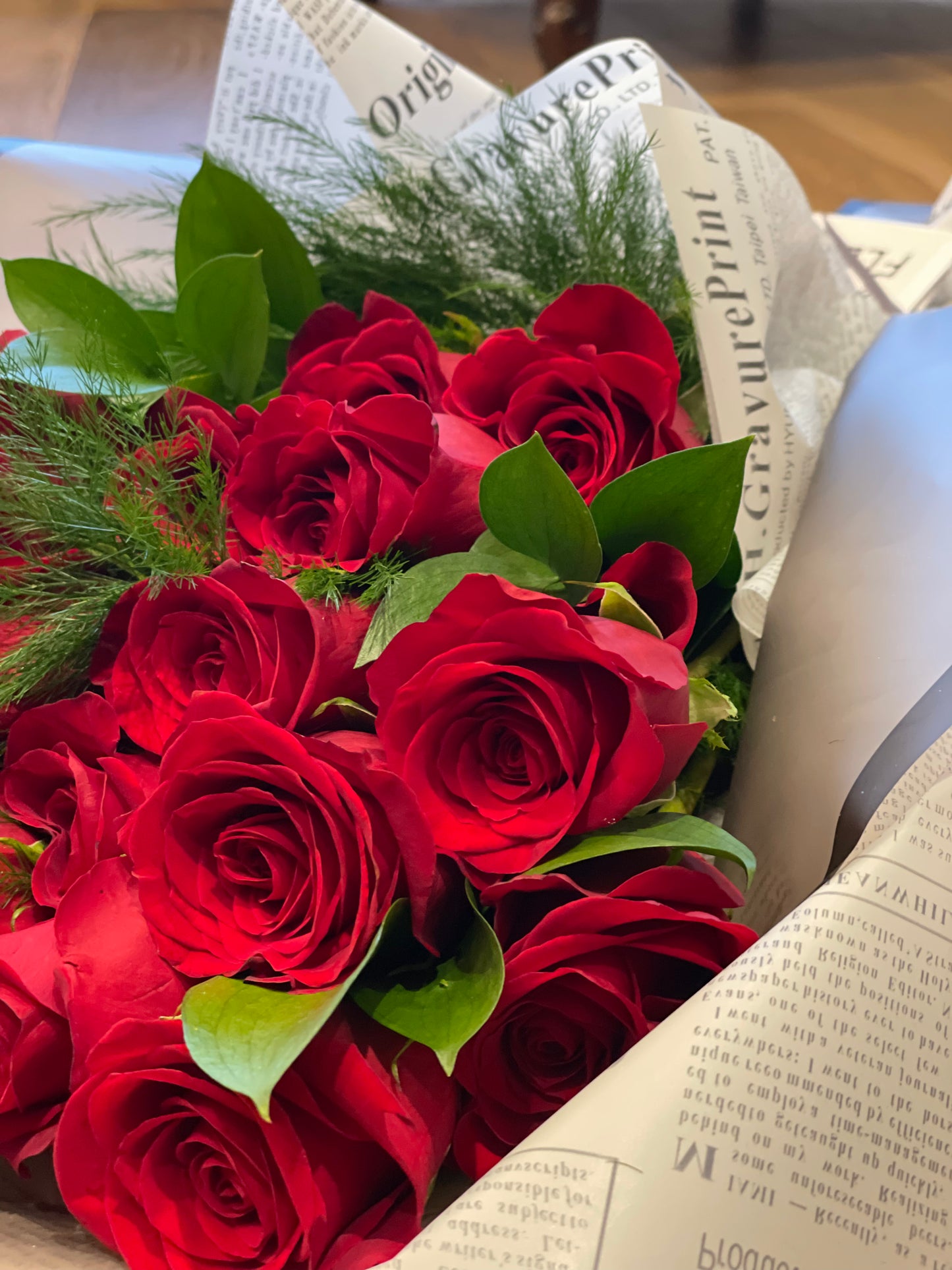 A close up of the roses