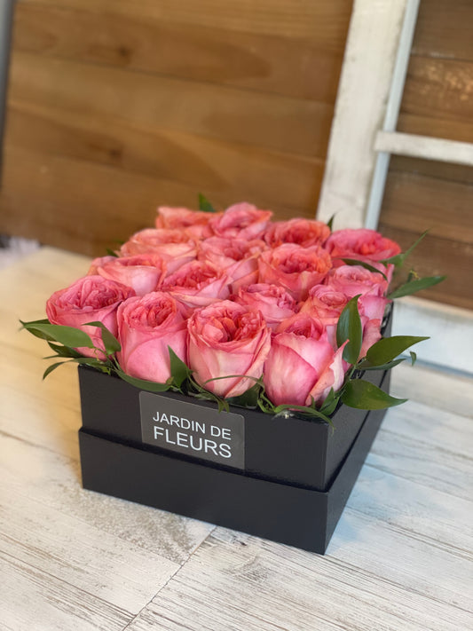 Pink Rose Bloom Box